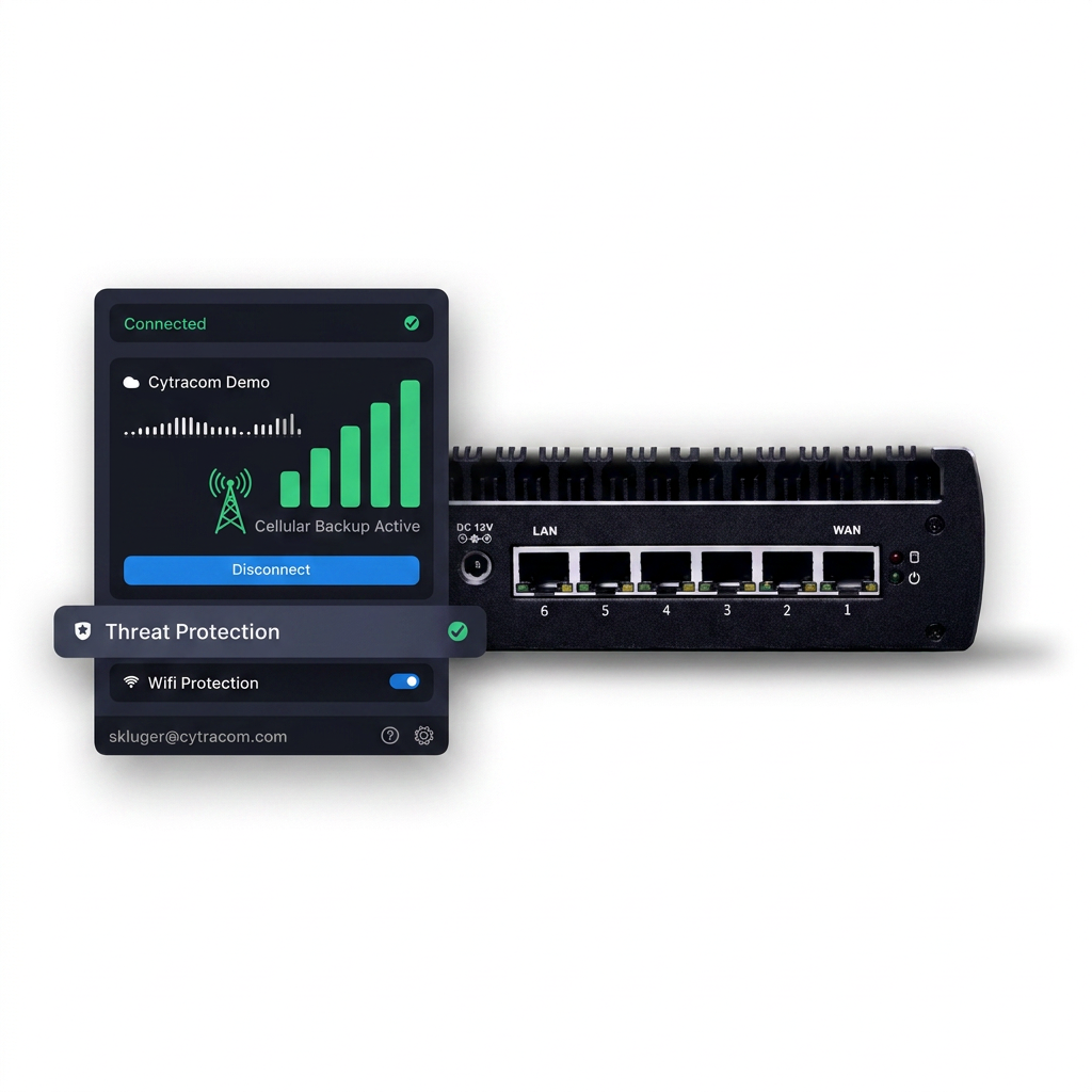 control one router